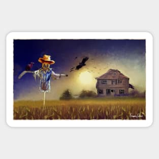 Not So Scary Scarecrow Sticker